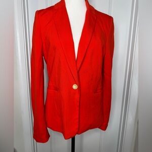 Philosophy Women’s Orange Single Button Blazer